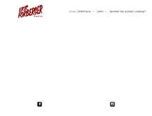 Tablet Screenshot of ericforberger.com